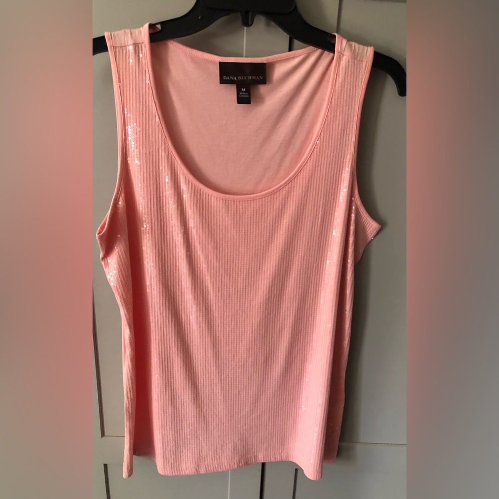 Dana Buchman sequined tank top NWOT